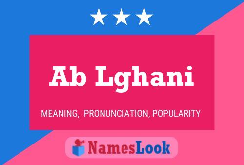 Ab Lghani Name Poster