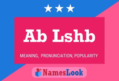 Ab Lshb Name Poster