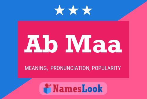 Ab Maa Name Poster