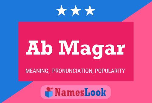 Ab Magar Name Poster