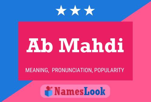 Ab Mahdi Name Poster