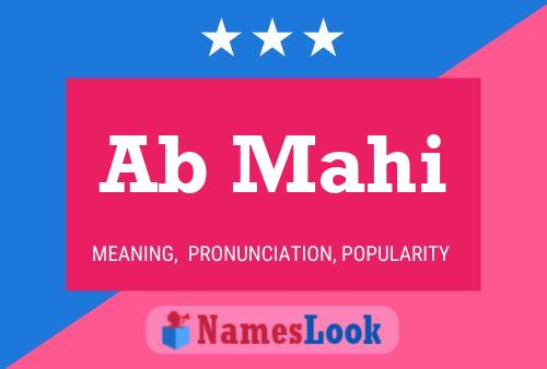 Ab Mahi Name Poster