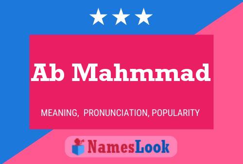 Ab Mahmmad Name Poster