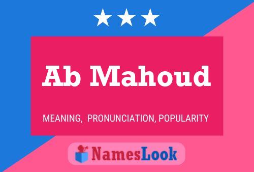 Ab Mahoud Name Poster