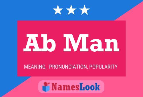 Ab Man Name Poster