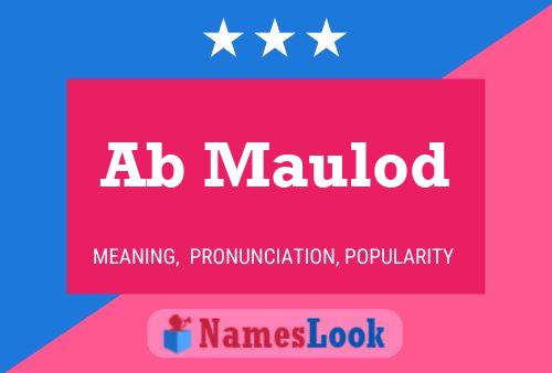 Ab Maulod Name Poster