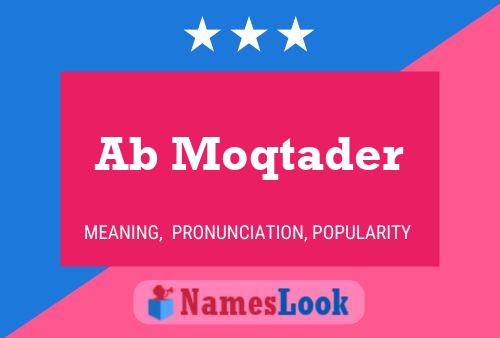 Ab Moqtader Name Poster