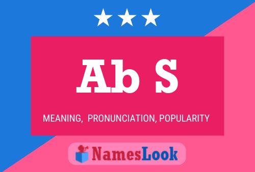 Ab S Name Poster