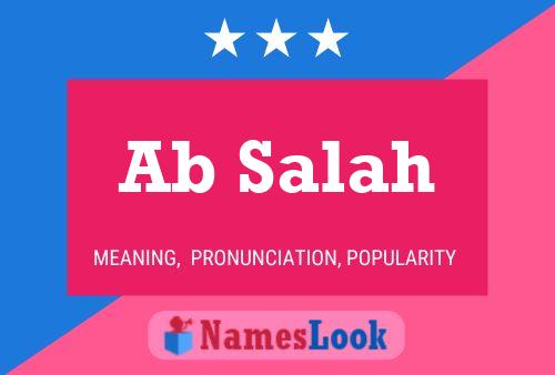 Ab Salah Name Poster