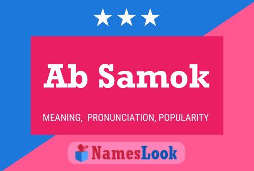 Ab Samok Name Poster