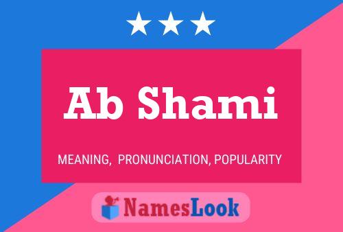 Ab Shami Name Poster