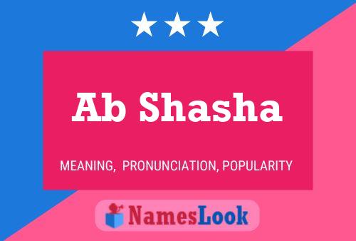 Ab Shasha Name Poster