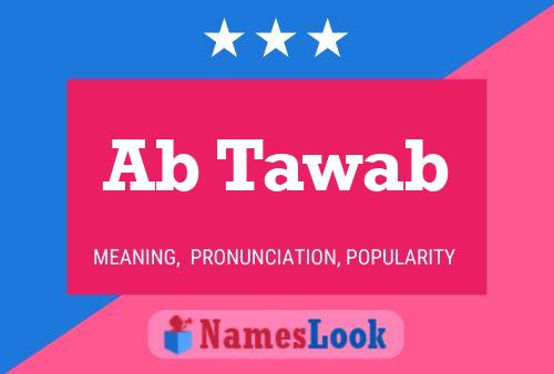 Ab Tawab Name Poster