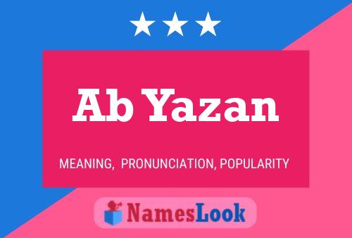 Ab Yazan Name Poster