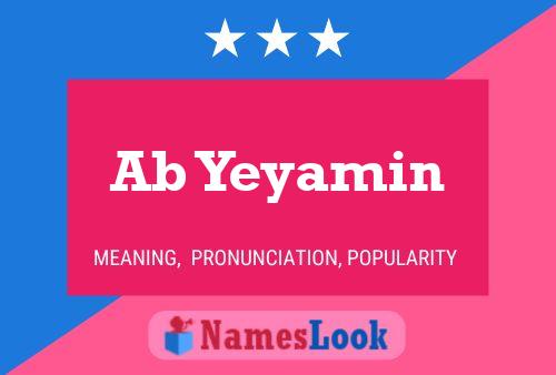 Ab Yeyamin Name Poster