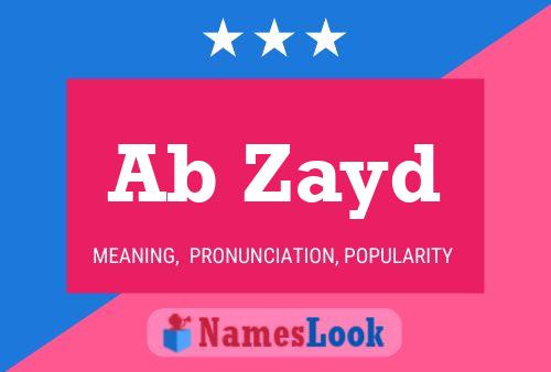 Ab Zayd Name Poster