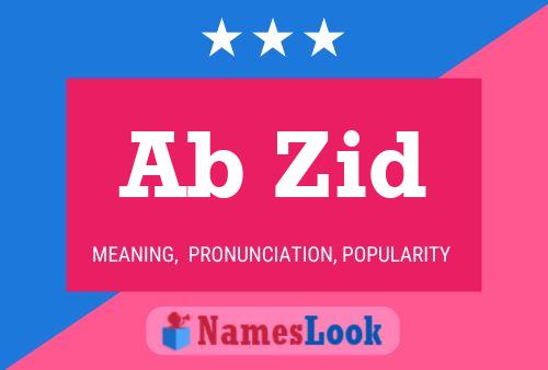 Ab Zid Name Poster