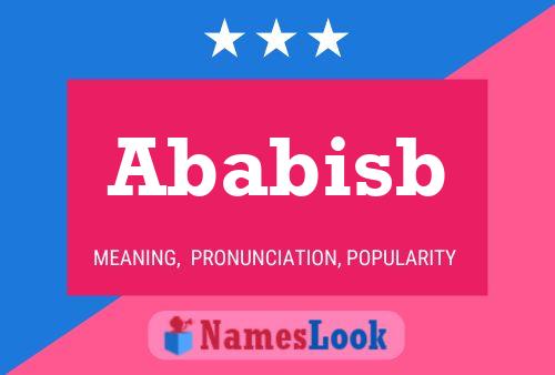 Ababisb Name Poster