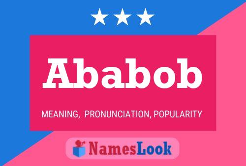 Ababob Name Poster