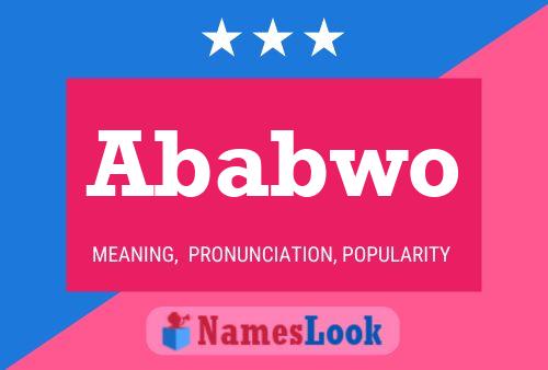 Ababwo Name Poster