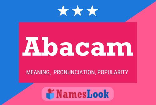 Abacam Name Poster