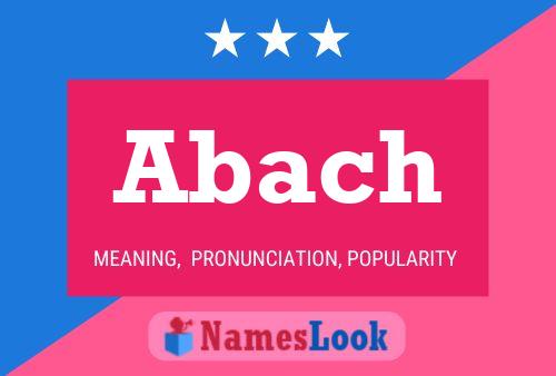 Abach Name Poster