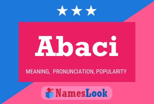 Abaci Name Poster