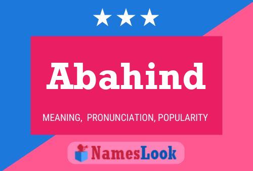 Abahind Name Poster