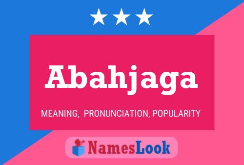 Abahjaga Name Poster