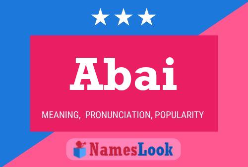 Abai Name Poster