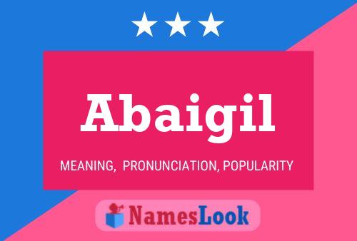 Abaigil Name Poster