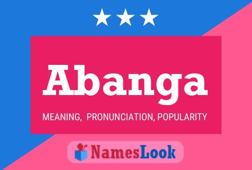 Abanga Name Poster