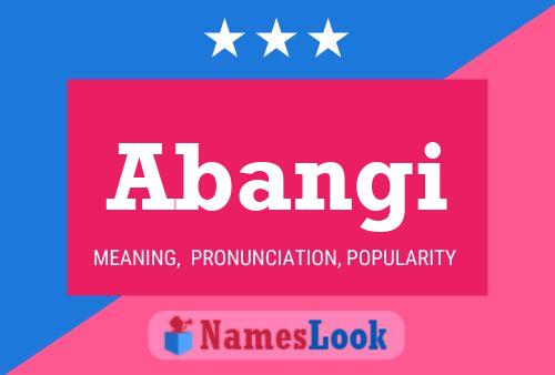 Abangi Name Poster