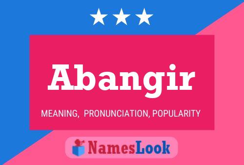 Abangir Name Poster