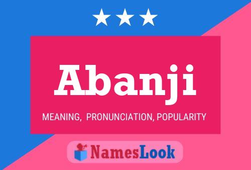 Abanji Name Poster