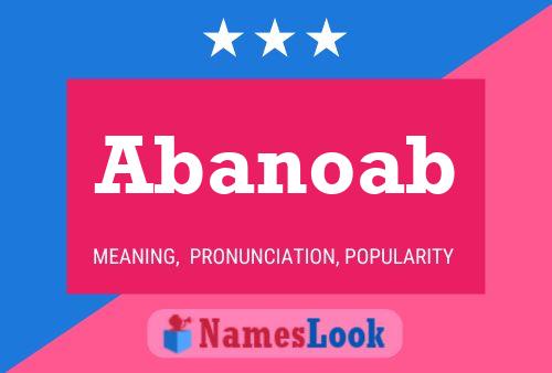 Abanoab Name Poster