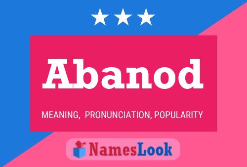 Abanod Name Poster