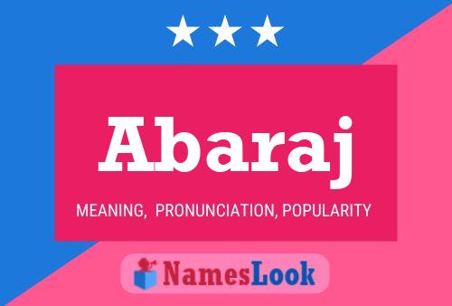 Abaraj Name Poster