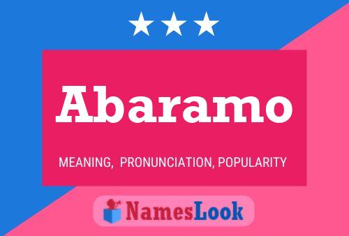 Abaramo Name Poster