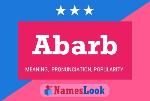 Abarb Name Poster