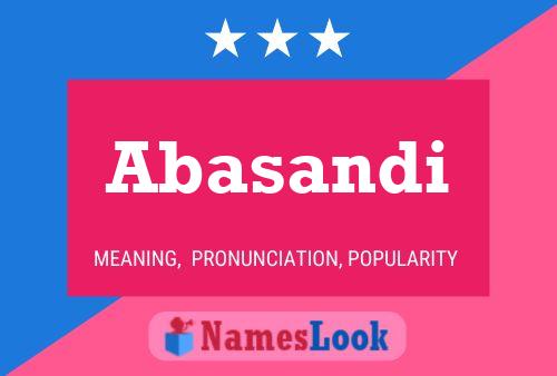 Abasandi Name Poster