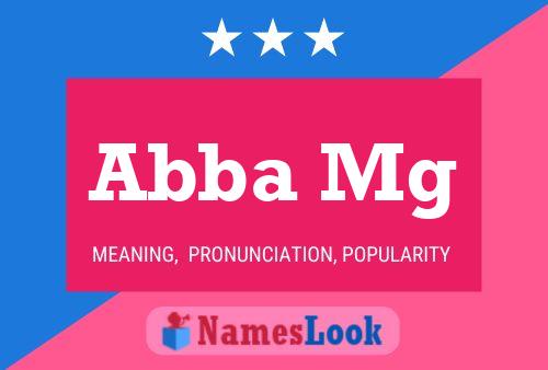 Abba Mg Name Poster