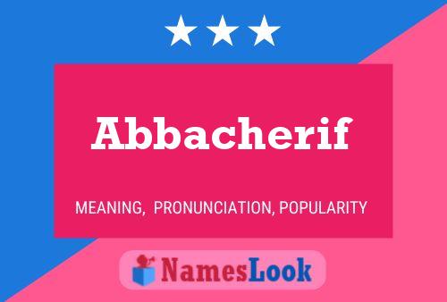 Abbacherif Name Poster