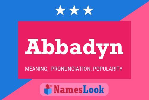 Abbadyn Name Poster