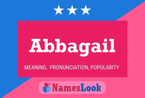 Abbagail Name Poster