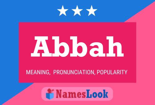 Abbah Name Poster