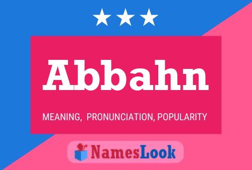 Abbahn Name Poster