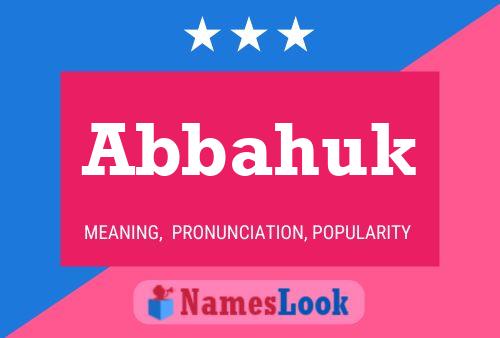 Abbahuk Name Poster