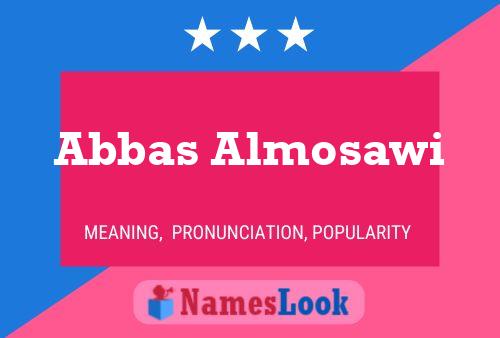 Abbas Almosawi Name Poster