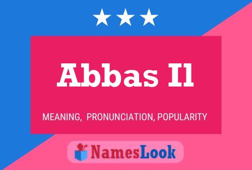 Abbas Il Name Poster